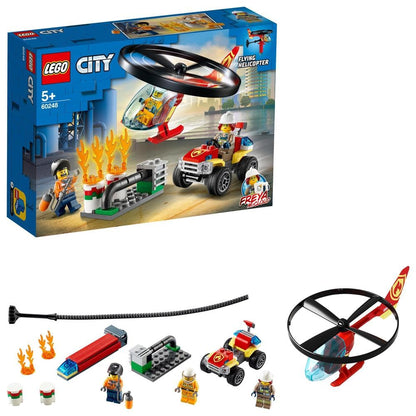 LEGO City Fire Helicopter Response 60248 Building Set (93 Pieces)