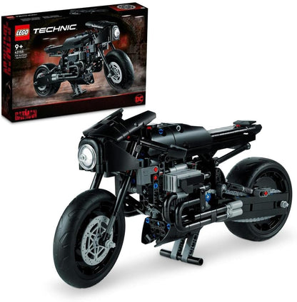 LEGO 42155 Technic THE BATMAN – BATCYCLE Set, Collectible Toy Motorbike, Scale Model Building Kit of the Iconic Super Hero Bike from 2022 Movie