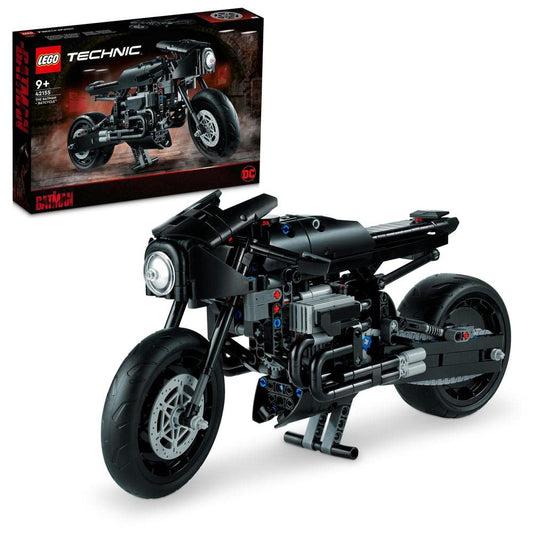 LEGO 42155 Technic THE BATMAN – BATCYCLE Set, Collectible Toy Motorbike, Scale Model Building Kit of the Iconic Super Hero Bike from 2022 Movie