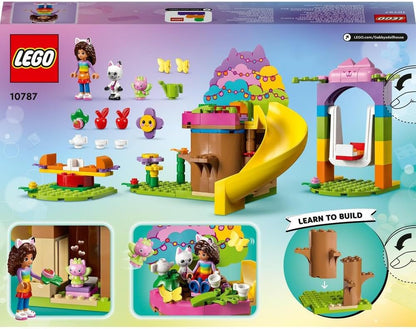 LEGO 10787 Gabby's Dollhouse Kitty Fairy's Garden Party Toy Playset with Gabby & Pandy Paws Figures plus Tree House, Swing, Slide & Roundabout, Gift for Girls, Boys, Kids 4+ Years Old (Pre-Order Now)