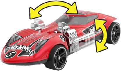 Hot Wheels Pull-Back Speeders Toy Car in 1:43 Scale, Pull Car Backward & Release to Race