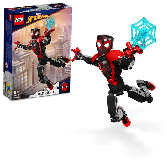 LEGO® 76225 Marvel Miles Morales Figure Set, Fully Articulated Spider-Man Action Toy, Super Hero Movie Collectible, Birthday Gift Idea for Kids