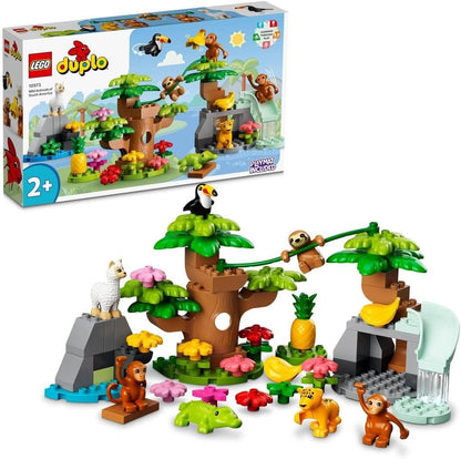 LEGO DUPLO Wild Animals of South America 10973 Learning and Education Toys Set; Building Blocks Toy for Toddlers (71 Pieces)