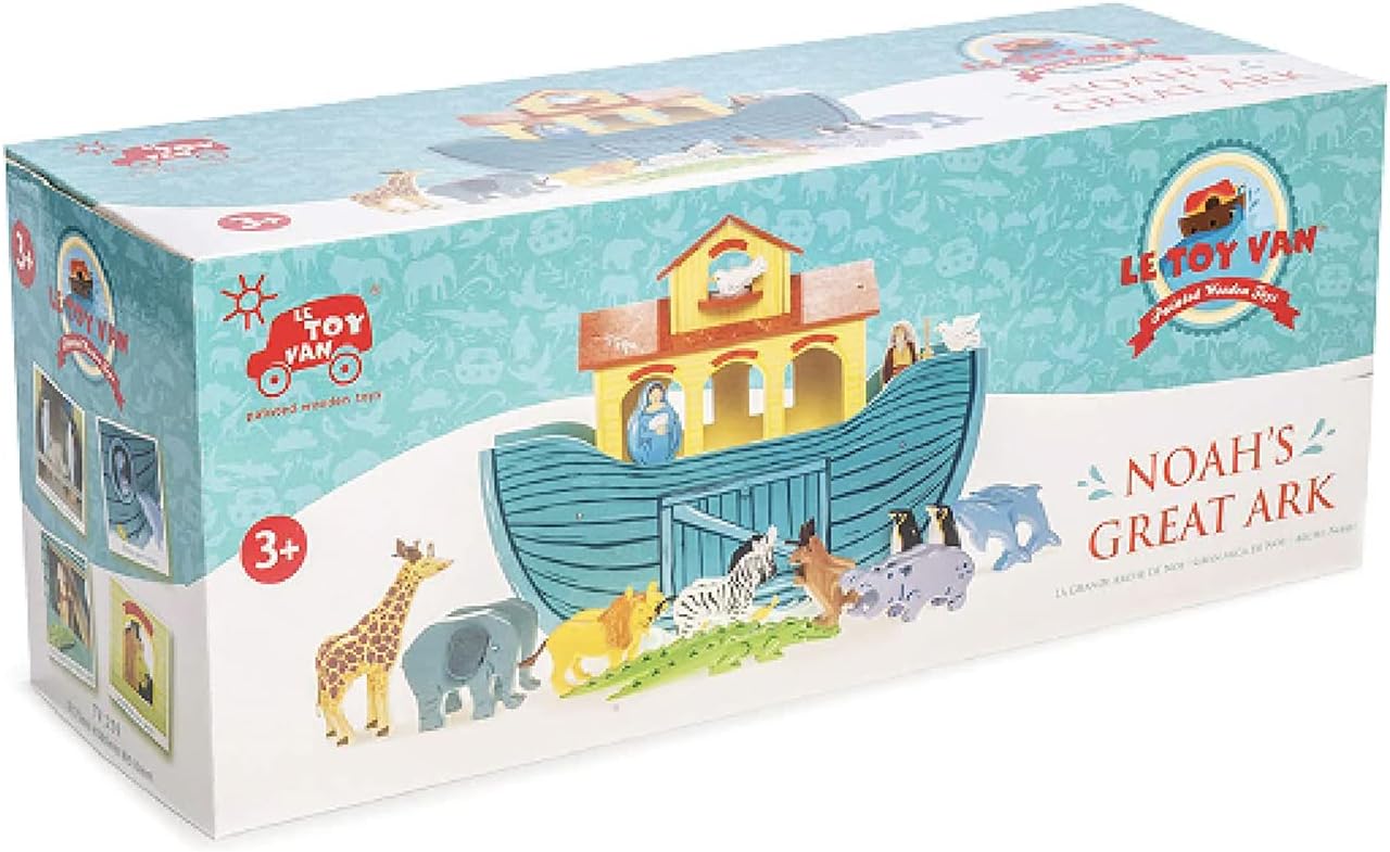 Le Toy Van - Pretend Play Educational Wooden Ark Role Play Toy | Suitable For A Boy Or A Girl 3 Years Old Or Older