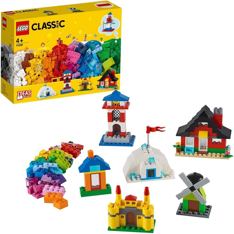 LEGO Classic Bricks and Houses 11008 Kids’ Building Kit Starter Set (270 Pieces)