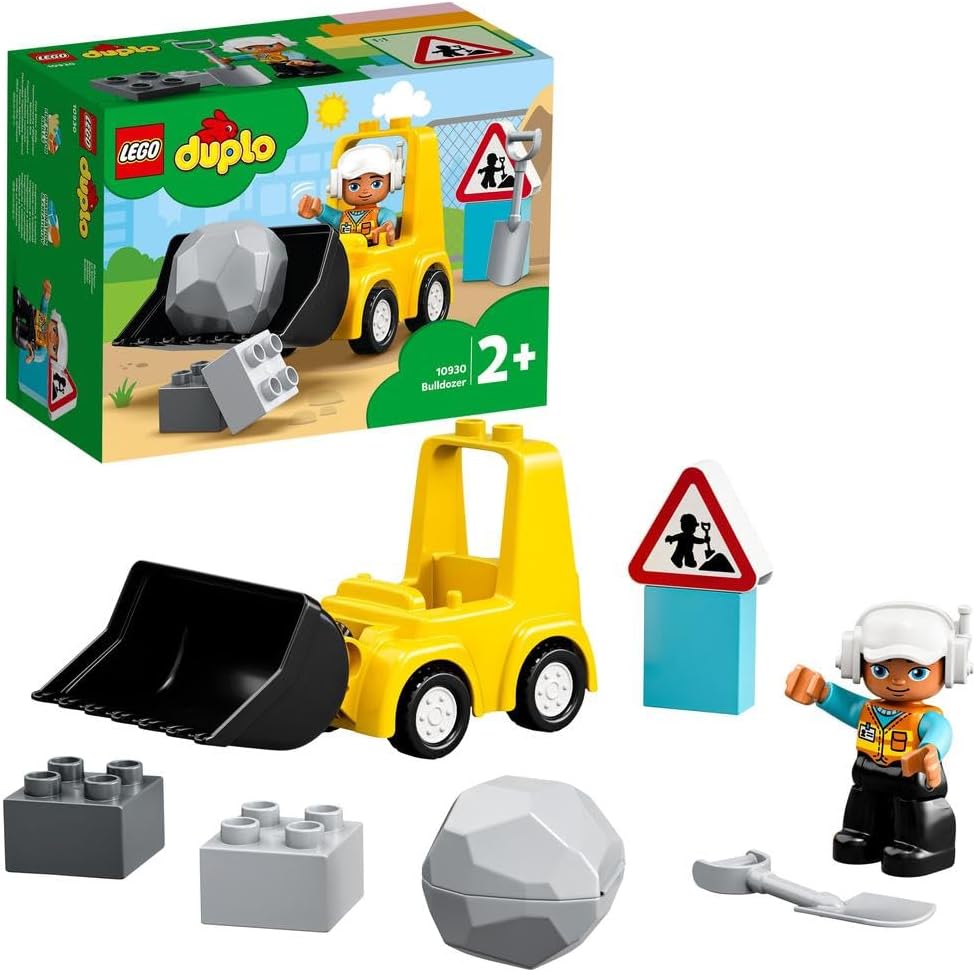 LEGO DUPLO Construction Bulldozer 10930 Building Toy (10 Pieces)