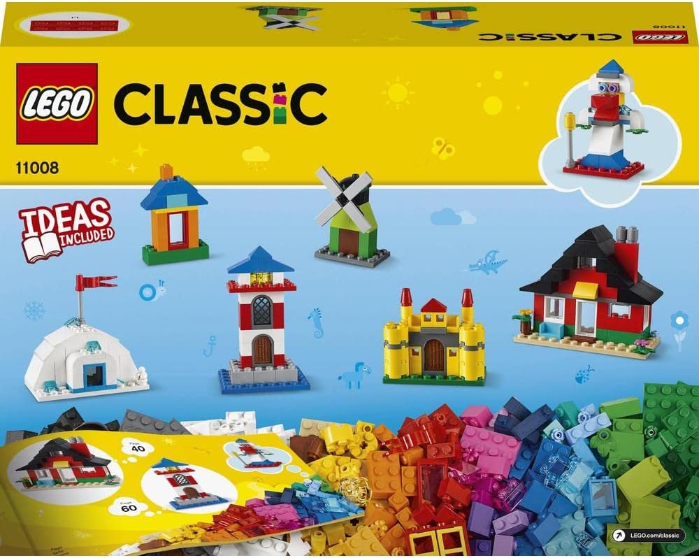 LEGO Classic Bricks and Houses 11008 Kids’ Building Kit Starter Set (270 Pieces)