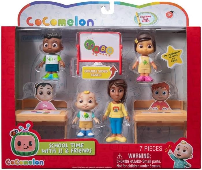 Cocomelon School Time JJ and Friends Multi Pack