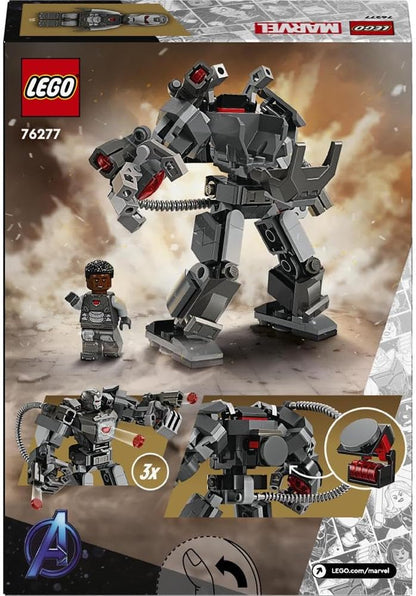 LEGO® Marvel War Machine Mech Armour 76277 Building Blocks Toy Set; Superhero Toys for Boys, Girls, and Kids (154 Pieces)