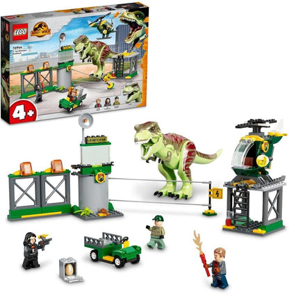 LEGO Jurassic World T. rex Dinosaur Breakout 76944 Building Blocks Toy Set; Toys for Boys, Girls, and Kids (140 Pieces)