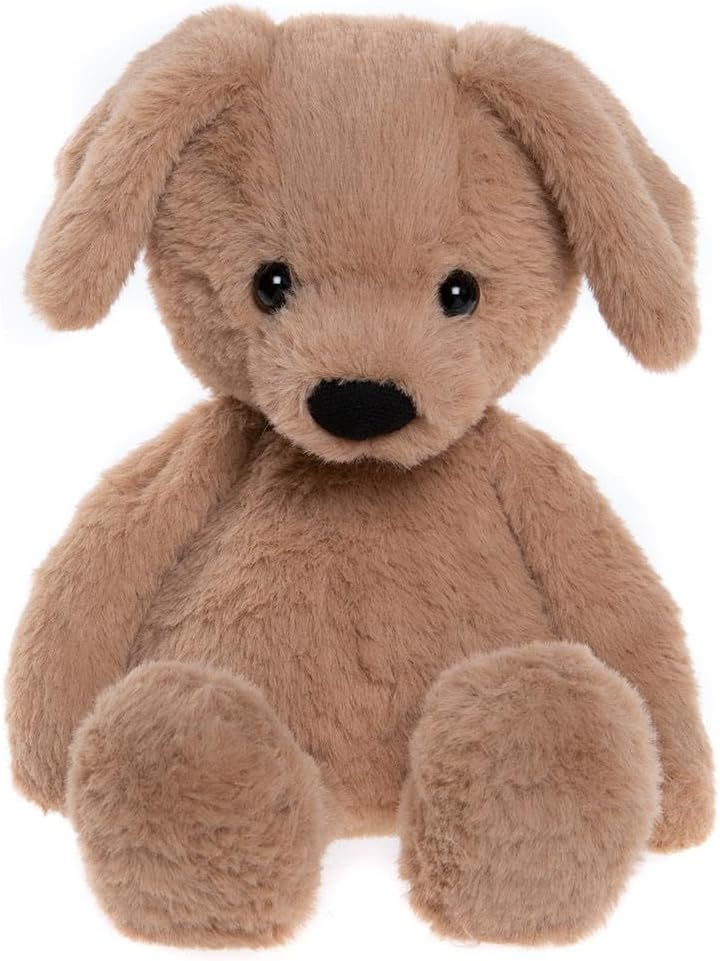 Charlie Bears Bear & Me Ruff Puppy Teddy Bear Oatmmeal Brown Soft Plush Animal Cute Toy Stuffed 12 Inches Tall