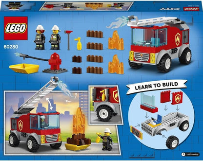 LEGO City Fire Ladder Truck 60280 Building Kit (88 Pieces)