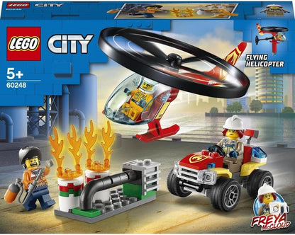 LEGO City Fire Helicopter Response 60248 Building Set (93 Pieces)