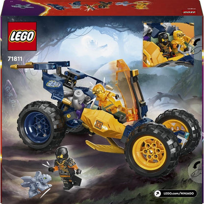 LEGO NINJAGO Arin’s Ninja Off-Road Buggy Car Toy, Dragons Rising Set with Dragon Figure and 4 Ninja Character Minifigures for 7 Plus Year Old Kids, Boys & Girls, Vehicle Model, Gift Idea 71811