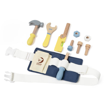 Classic World Tool Belt: Spark Your Little Builder's Imagination, is a pretend play tool belt for toddlers