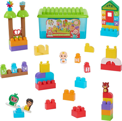 Just Play CoComelon Patch Academy, 53 Large Building Blocks Includes 6 Character Figures