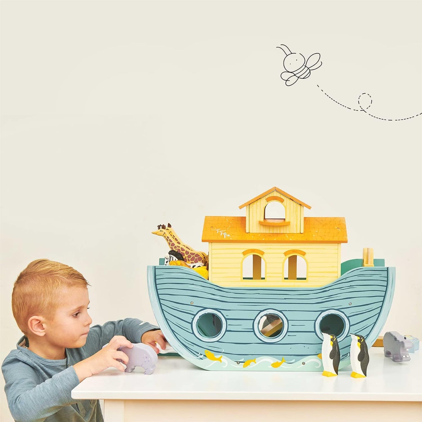 Le Toy Van - Pretend Play Educational Wooden Ark Role Play Toy | Suitable For A Boy Or A Girl 3 Years Old Or Older