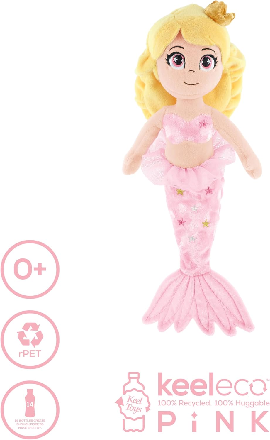 Keeleco Mermaid Pink 25cm