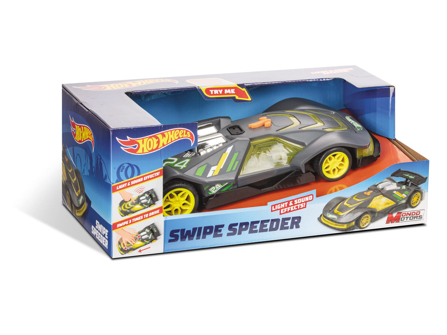 Hot Wheels Swipe Cyber Speeder Lights & Sounds