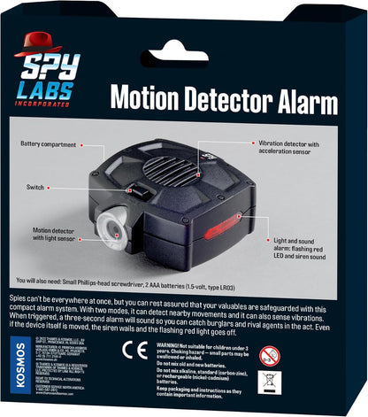 Thames & Kosmos Spy Labs Inc: Motion Detector Alarm Safeguard Valuables with Compact Alarm System | Essential Tools and Tricks of The Trade from The Detective Gear Experts for Young Investigators