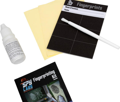 Thames & Kosmos Spy Labs Inc: Fingerprinting Kit Identify, Collect, Analyze Fingerprint Evidence | Essential Tools and Tricks of The Trade from The Detective Gear Experts for Young Investigators