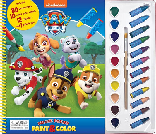 HI5 PAW Patrol Deluxe Poster Paint & Color Set – Vibrant, Non-Toxic, Easy-to-Use, Ideal for Kids' Art, Crafting & Painting Activities