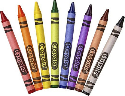 Crayola 64-Count Crayons - Non-Peggable, Vibrant Colors, Ideal for Kids, Art Projects, Classroom Essentials