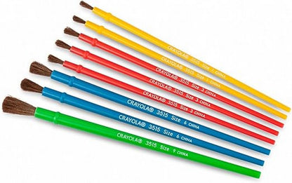 Crayola Art & Craft Brush Set Blister Pack - Ideal for Kids, Multi-Purpose Brushes, Art Supplies, Creative Projects, Painting, Crafting Tools