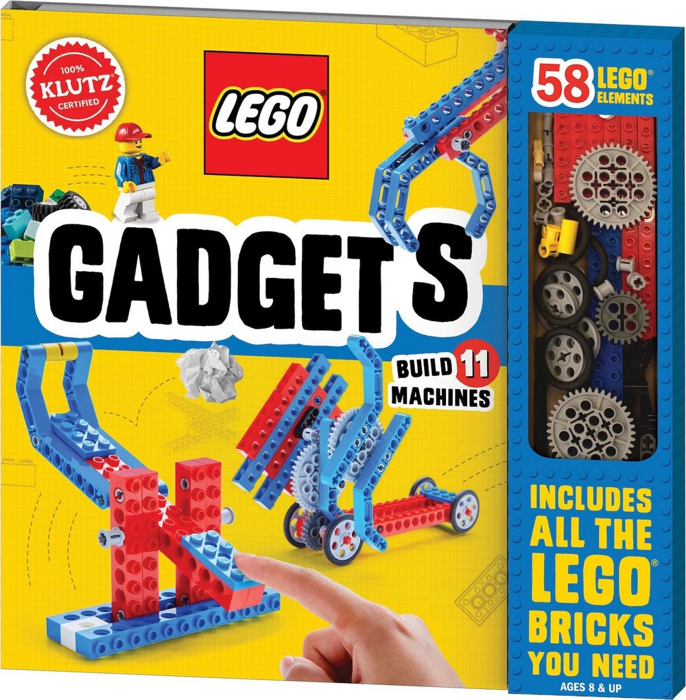 Kultz LEGO Gadgets includes 78 Page Book of Ideas and Inspiration, 58 LEGO Elements, and 6 Paper Carft, Build Functional Gadgets and Toys