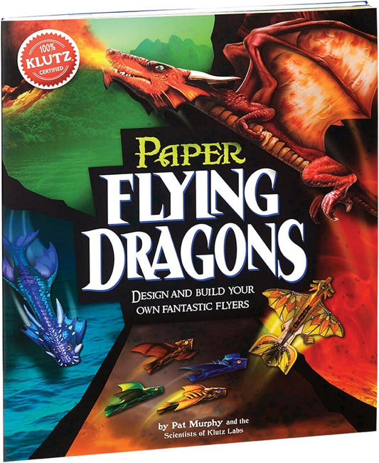 Kultz Paper Flying Dragons – DIY Paper Craft Kit for Kids, Create and Fly Your Own Dragons, Fun and Creative Activity, Ideal for Ages 6+, Includes Paper, Instructions, and Accessories