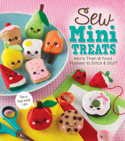 Kultz Sew Mini Treats – DIY Felt Sewing Kit for Kids more than 18 Food Plushies to Stitch and Stuff, Fun and Educational Craft Activity