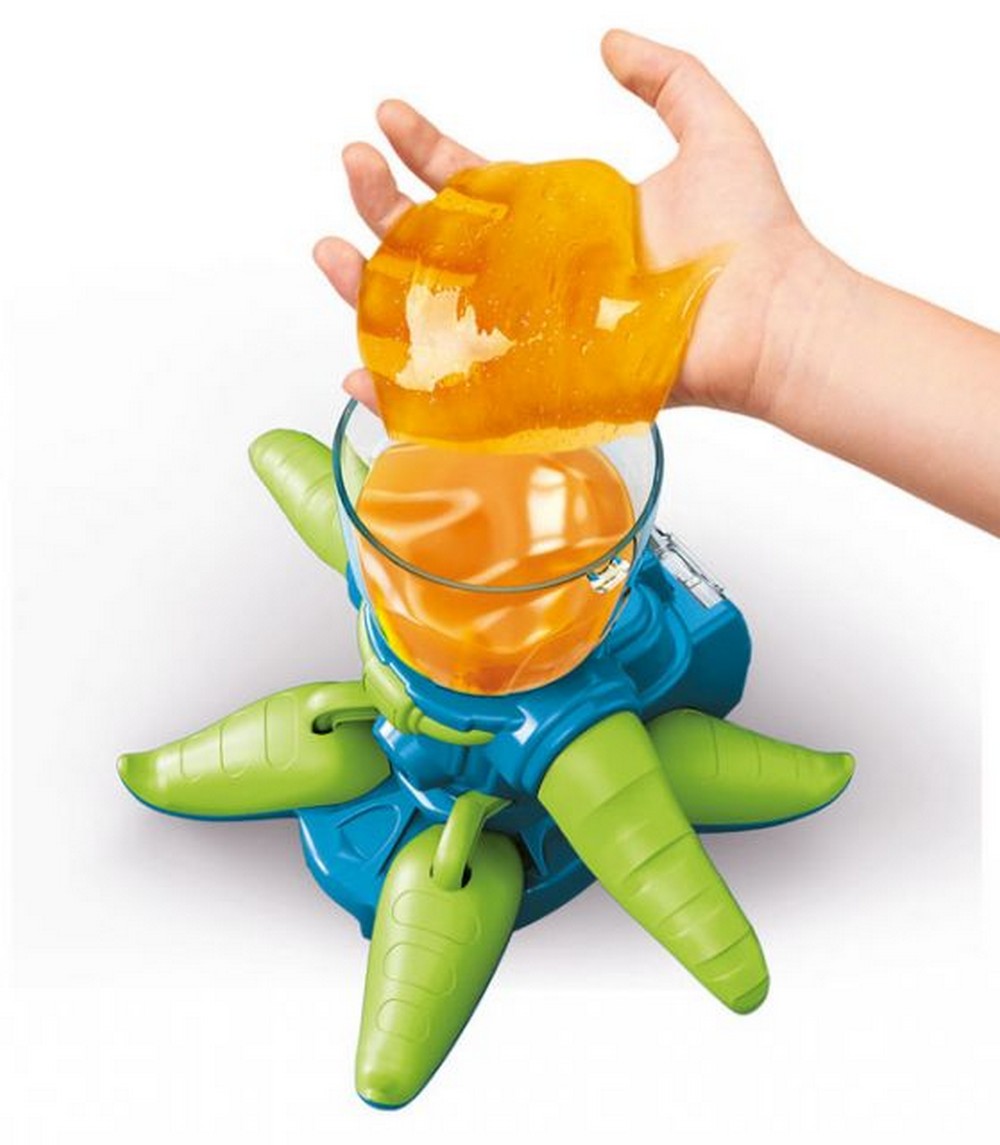 Clementoni Slime Robot – Battery-Operated DIY STEM Kit for Kids, Create and Play with Interactive Slime Toy, Educational Robotics for Learning and Fun