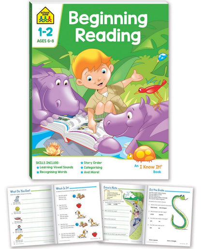 Hinkler Beginning Reading – 'I Know It!' Book for Early Readers, Fun and Interactive Learning, Perfect for Kids Starting to Read, Includes Simple Words & Illustrations