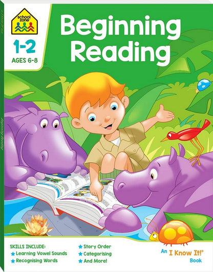 Hinkler Beginning Reading – 'I Know It!' Book for Early Readers, Fun and Interactive Learning, Perfect for Kids Starting to Read, Includes Simple Words & Illustrations