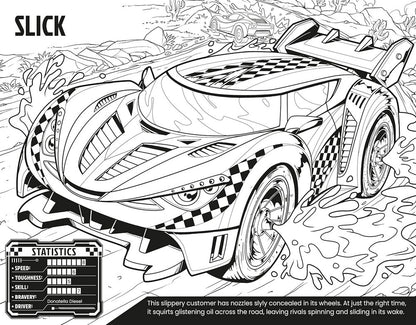 Usborne Color Your Own Super Cars – Fun Car Coloring Book, Interactive Art for Kids, Ages 5+, Speed Cars, Creative Activity, Detailed Illustrations, Educational