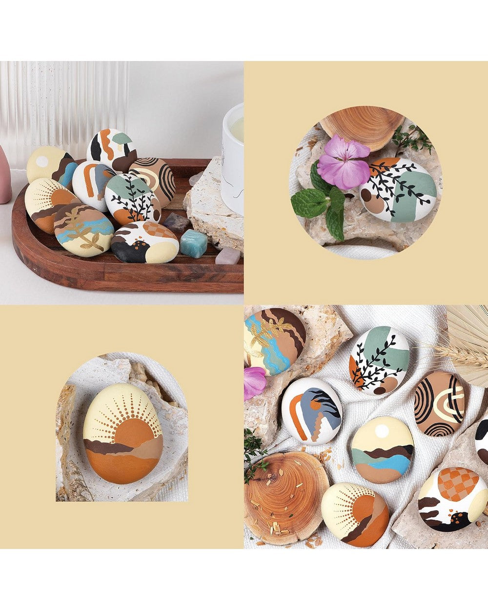 Hinkler Scented Rock Art Kit, DIY Craft Activity, Creative Rock Painting, Fun Sensory Art Project, Kids Art Supplies