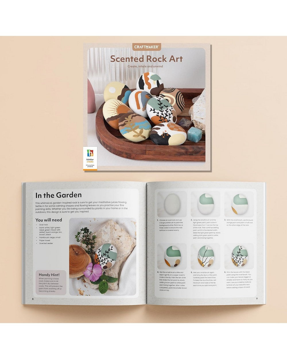 Hinkler Scented Rock Art Kit, DIY Craft Activity, Creative Rock Painting, Fun Sensory Art Project, Kids Art Supplies