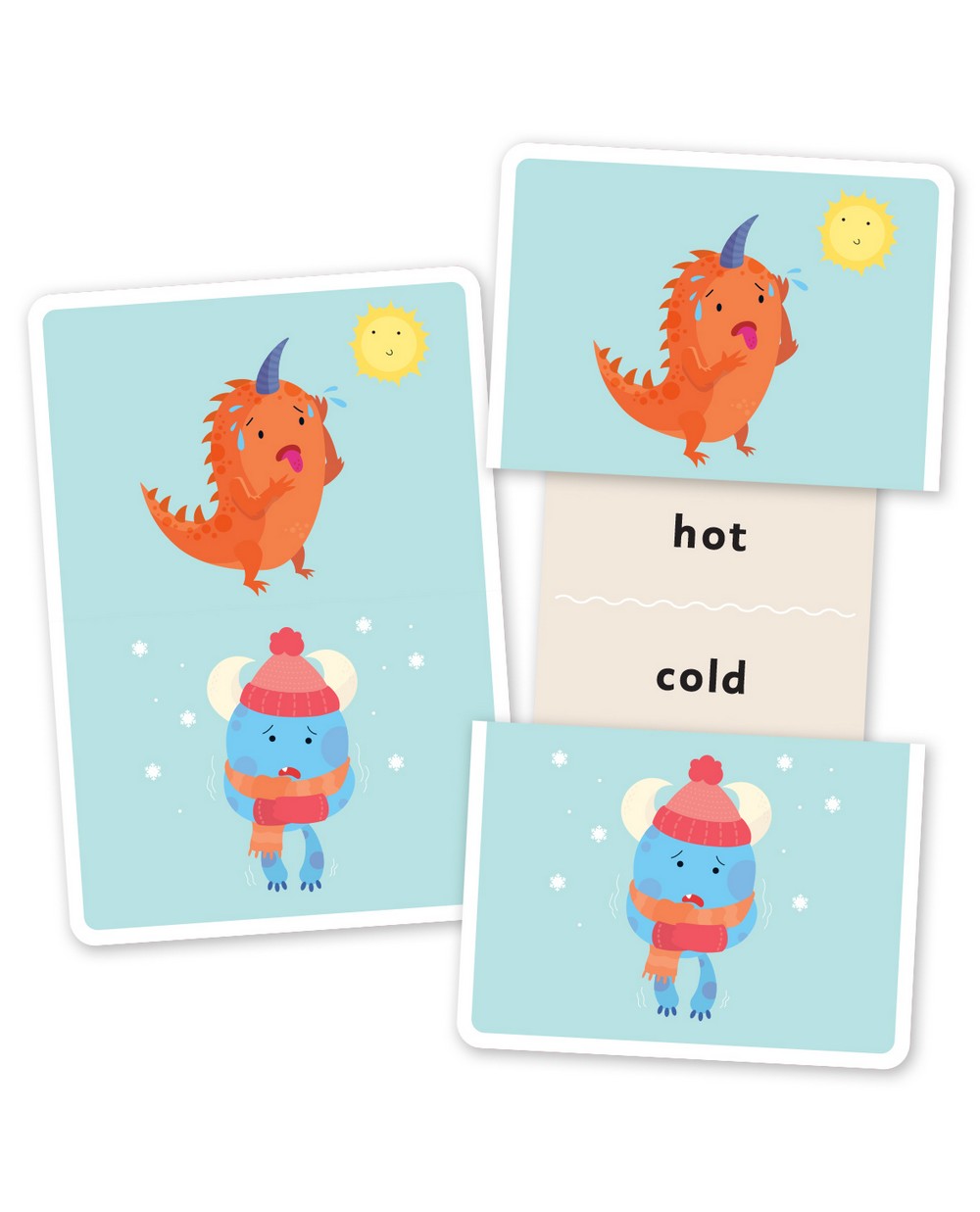 Hinkler Junior Explorers Opposites Slide & Learn Flash Cards - Educational Flash Cards for Toddlers, Fun Learning of Opposites with Interactive Slide Feature