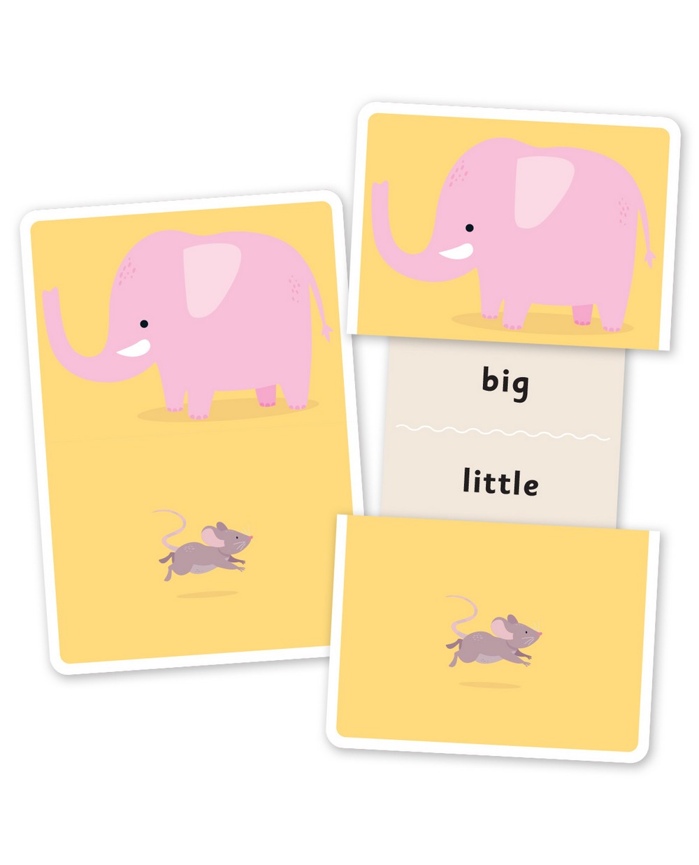 Hinkler Junior Explorers Opposites Slide & Learn Flash Cards - Educational Flash Cards for Toddlers, Fun Learning of Opposites with Interactive Slide Feature