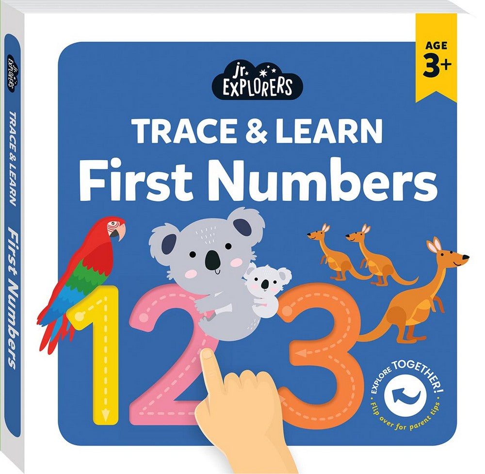 Hinkler Junior Explorers Trace & Learn First Numbers - Fun and Interactive Learning for Toddlers, Ideal for Number Recognition, Counting