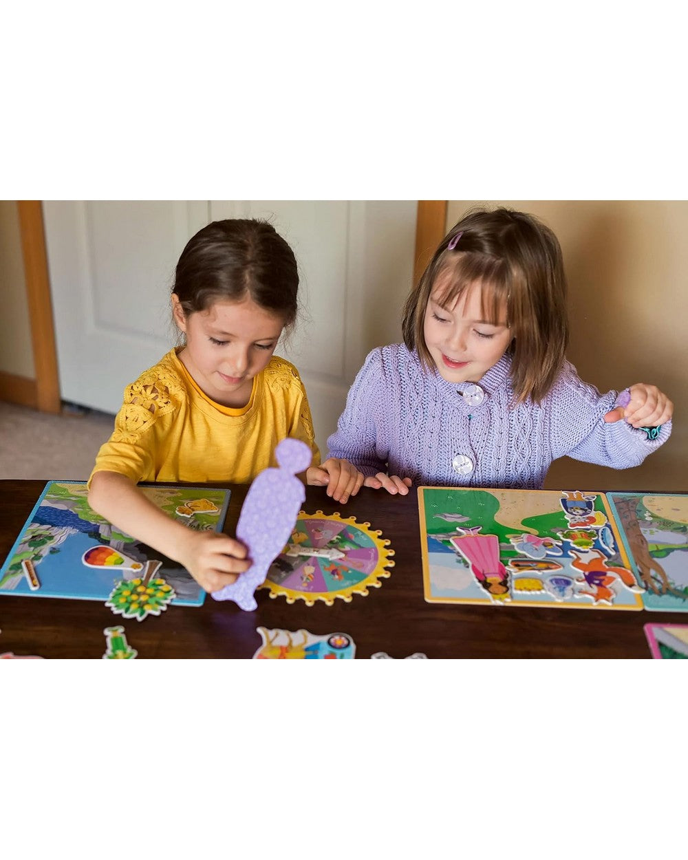 eeBoo Fairytale Spinner Game – Fun Family Game, Kids' Educational Game, Fairy Tale-Themed, Interactive Play for 2-4 Players