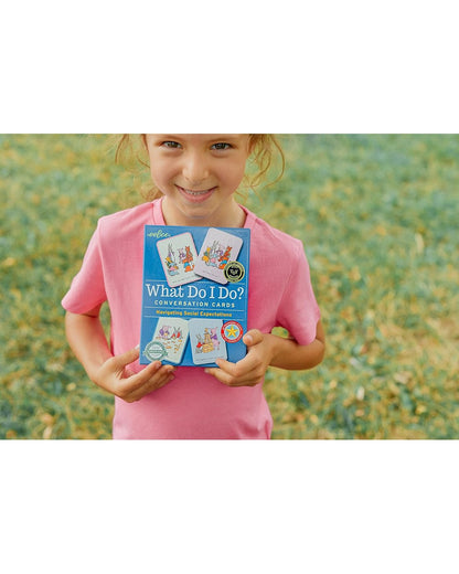 eeBoo What Do I Do Conversation Cards – Educational Game for Kids, Teaching Problem-Solving and Social Skills