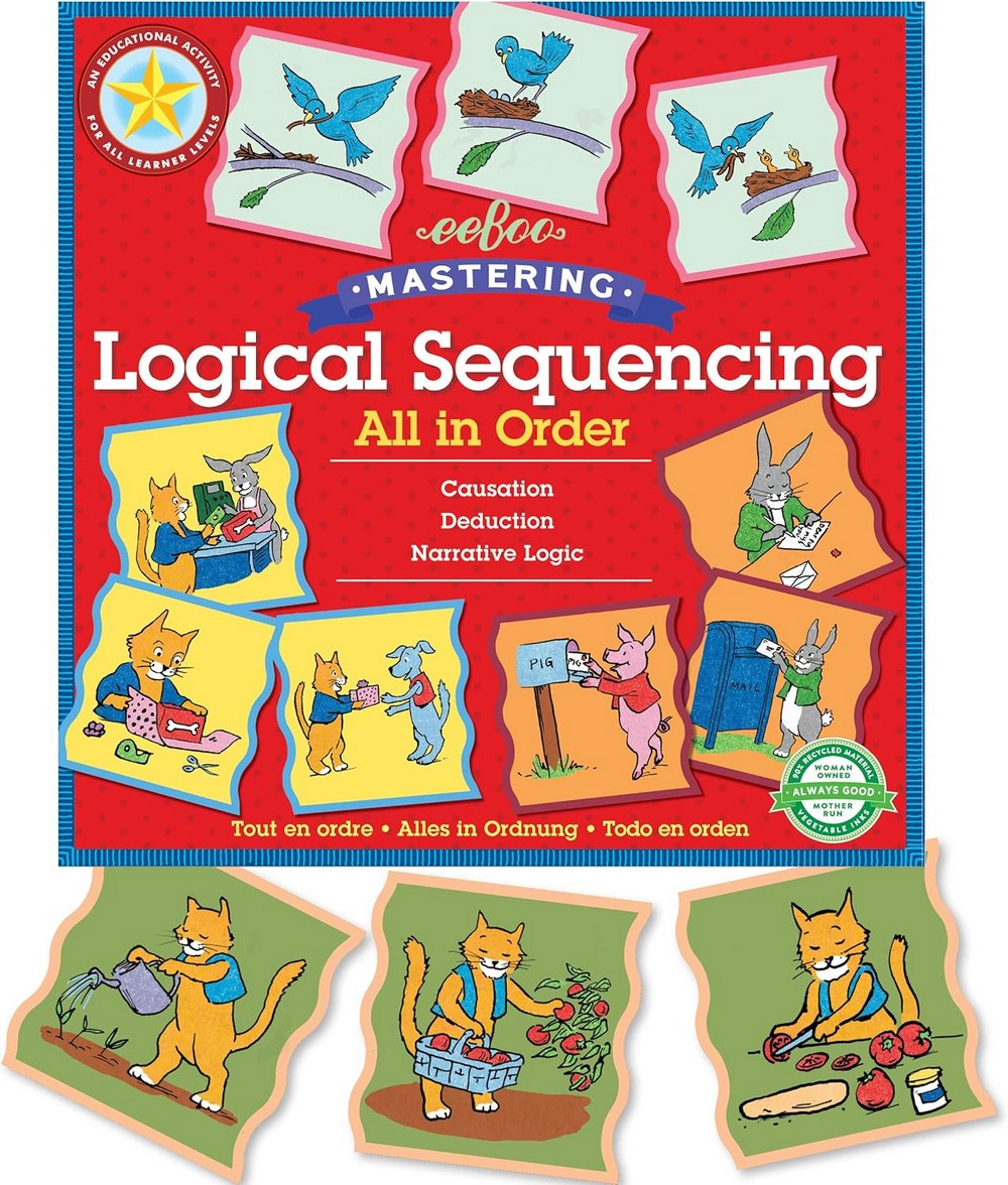eeBoo All In Order - Educational Learning Game for All Learner Levels, Fun and Engaging Activity for Kids to Develop Organizational Skills