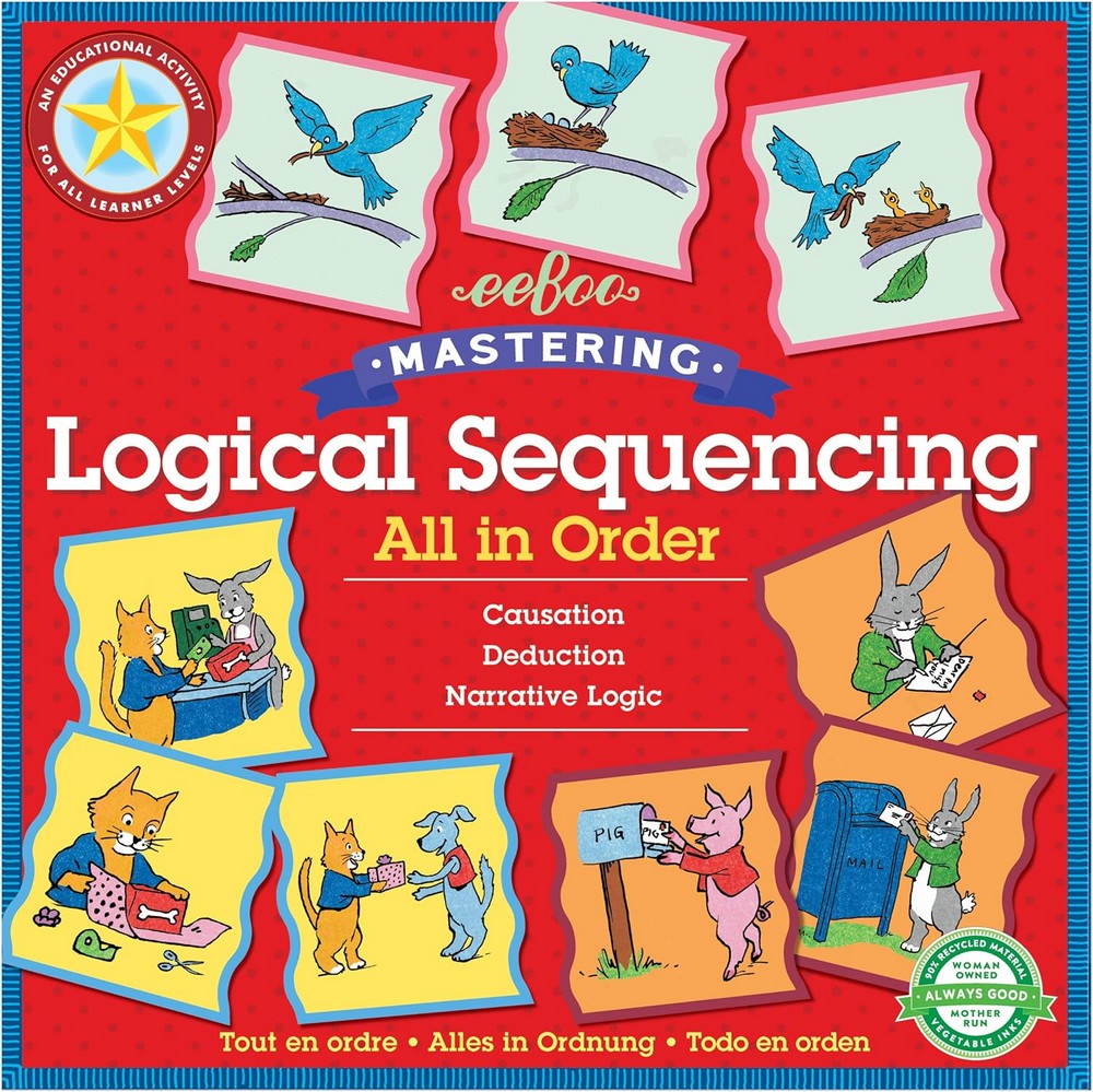 eeBoo All In Order - Educational Learning Game for All Learner Levels, Fun and Engaging Activity for Kids to Develop Organizational Skills