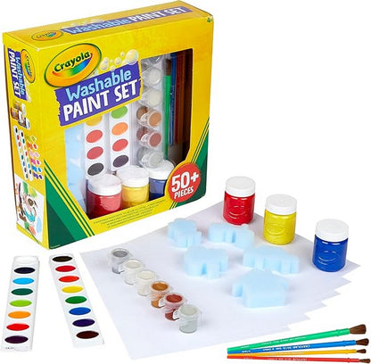 Crayola Washable Paint Kit - Vibrant Colors, Ideal for Kids, Art Projects, Easy to Clean, Creative Supplies, Washable Paints