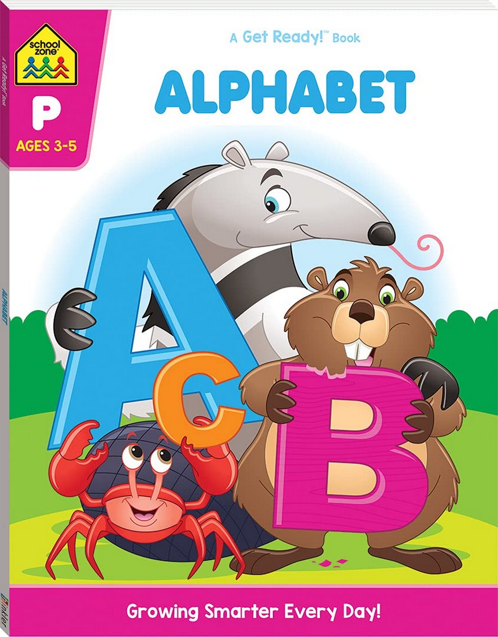 Hinkler Alphabet A Get Ready Book - Early Learning Activity Book for Kids, Fun ABC Introduction, Ideal for Preschoolers and Toddlers to Learn Letters