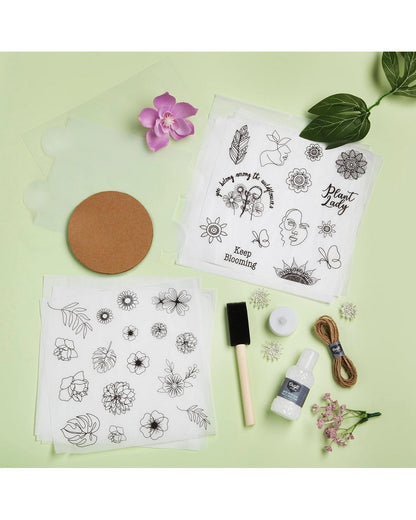 Anna Williams Craft Crush Nature Lantern Kit – DIY Craft Kit for Creating Botanical-Inspired Lanterns, Perfect for Home Decor & Nature Lovers