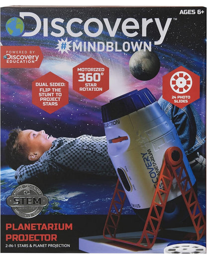 Discovery Mindblown STEM Space & Planetarium Projector - Educational Toy, Interactive Sky Display, Learning Astronomy, Fun Light Show