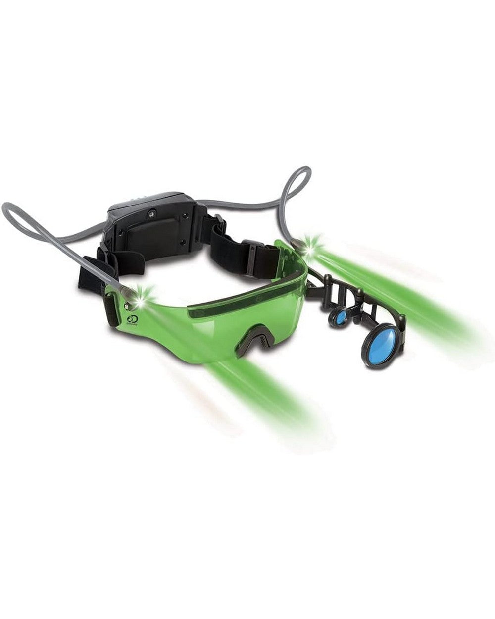 Discovery Toy Spy Goggles Night Vision - Interactive Spy Gear, Two Green Lights with On/Off Control, Secret Agent Fun, Outdoor Adventure Toy