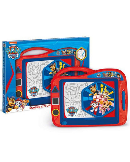 Clementoni Magnetic Drawing Board Paw Patrol – Reusable Doodle Board for Kids, Magnetic Drawing Surface with Paw Patrol Theme